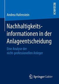 bokomslag Nachhaltigkeitsinformationen in der Anlageentscheidung