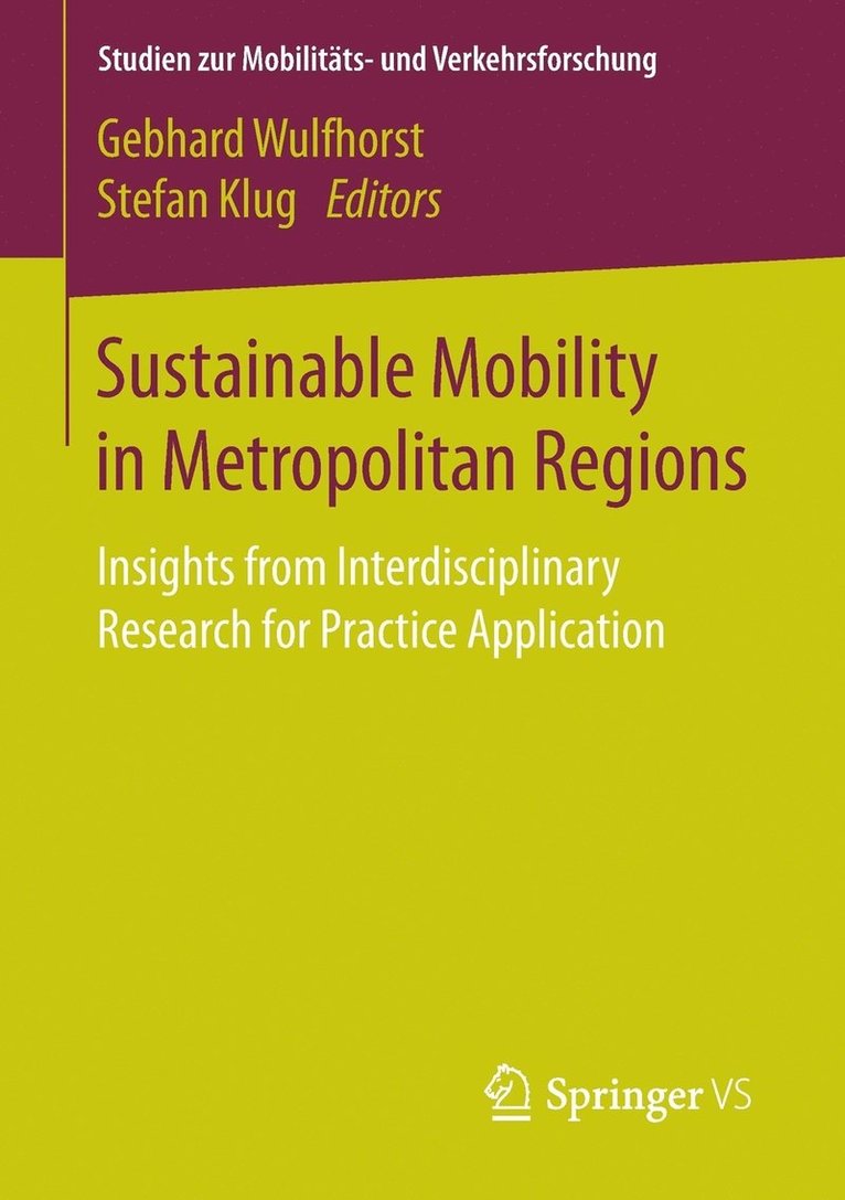 Sustainable Mobility in Metropolitan Regions 1