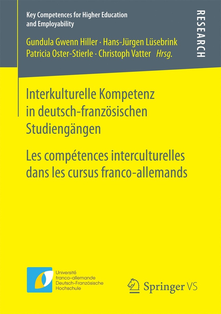 Gundula Gwenn Hiller, Hans-Jürgen Lüsebrink, Patricia Oster-Stierle, Christoph Vatter - Interkulturelle Kompetenz in deutsch-französischen Studiengängen, Häftad