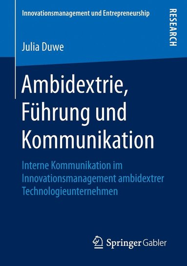 bokomslag Ambidextrie, Fhrung und Kommunikation