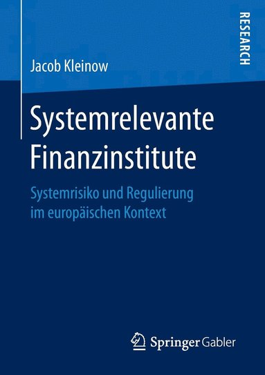 bokomslag Systemrelevante Finanzinstitute