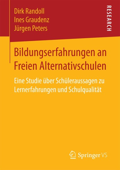 Dirk Randoll, Ines Graudenz, Jürgen Peters - Bildungserfahrungen an Freien Alternativschulen, Häftad