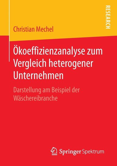 bokomslag Ökoeffizienzanalyse zum Vergleich heterogener Unternehmen