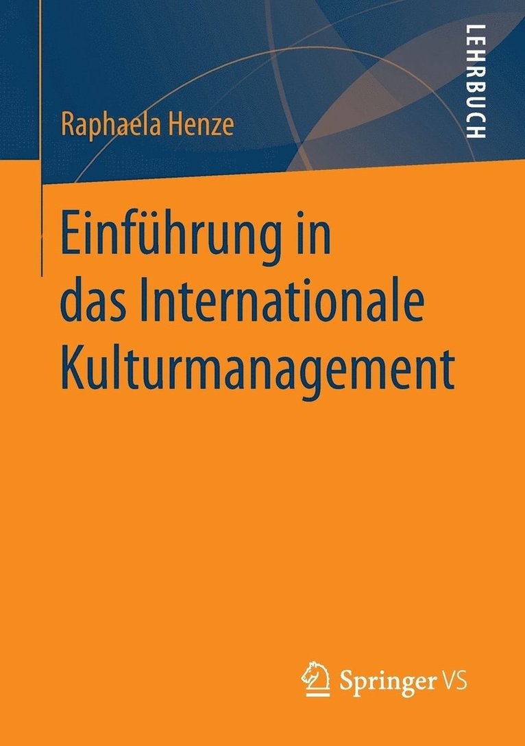 Einfhrung in das Internationale Kulturmanagement 1