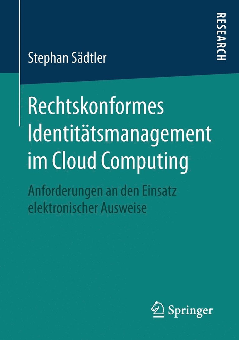 Rechtskonformes Identittsmanagement im Cloud Computing 1