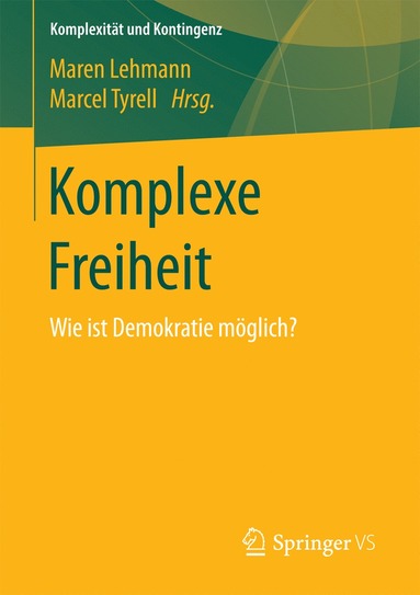 bokomslag Komplexe Freiheit