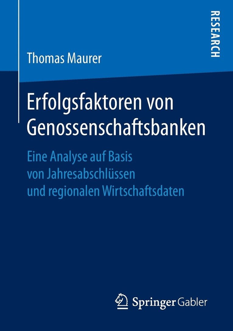 Erfolgsfaktoren von Genossenschaftsbanken 1