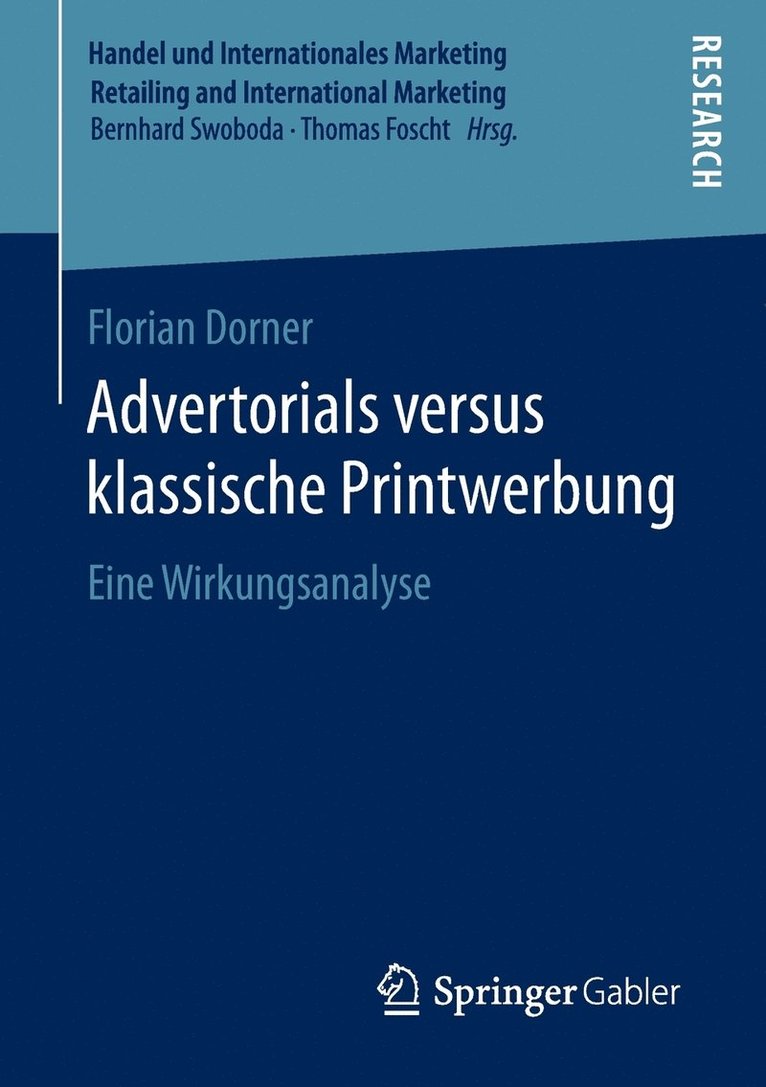 Advertorials versus klassische Printwerbung 1