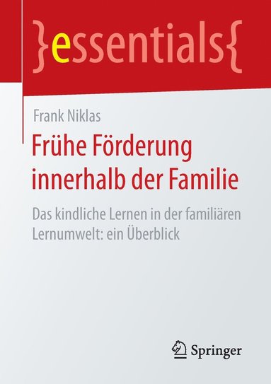 bokomslag Frhe Frderung innerhalb der Familie