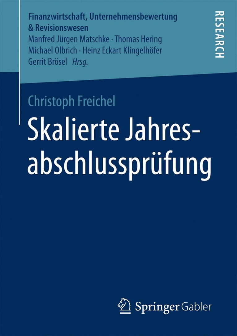 Christoph Freichel - Skalierte Jahresabschlussprüfung, Häftad