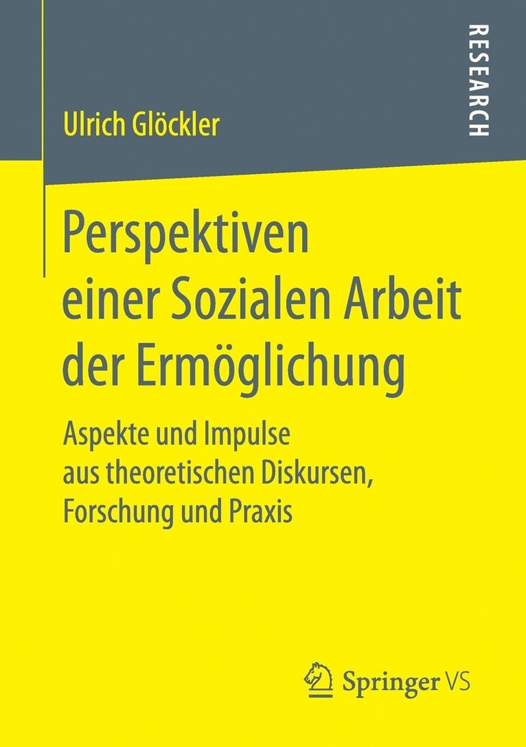Ulrich Glöckler, Ulrich Glockler - Perspektiven einer Sozialen Arbeit der Ermöglichung, Häftad