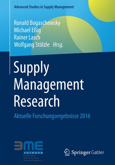 bokomslag Supply Management Research