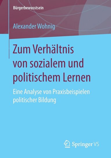 bokomslag Zum Verhltnis von sozialem und politischem Lernen