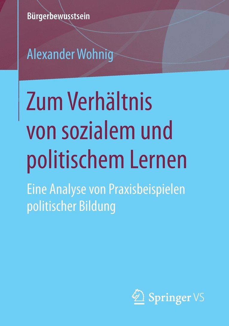 Zum Verhltnis von sozialem und politischem Lernen 1