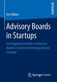 bokomslag Advisory Boards in Startups