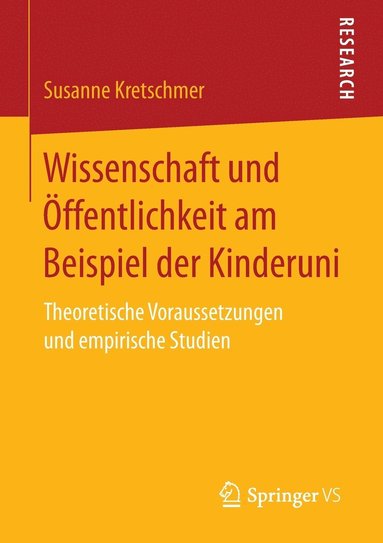 bokomslag Wissenschaft und Öffentlichkeit am Beispiel der Kinderuni