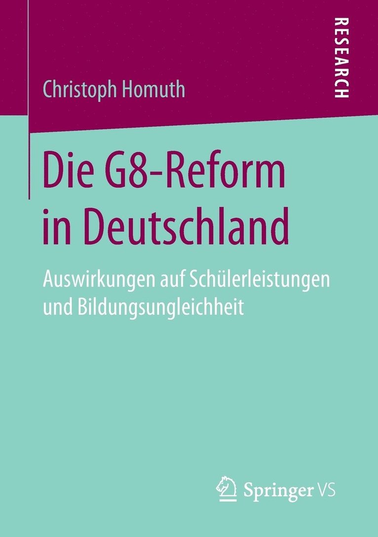 Die G8-Reform in Deutschland 1