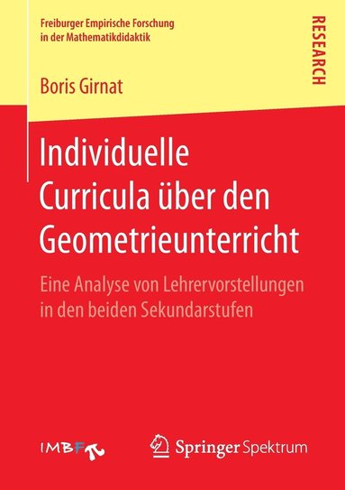 bokomslag Individuelle Curricula über den Geometrieunterricht