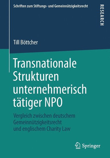 bokomslag Transnationale Strukturen unternehmerisch ttiger NPO