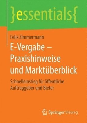 bokomslag E-Vergabe  Praxishinweise und Marktberblick