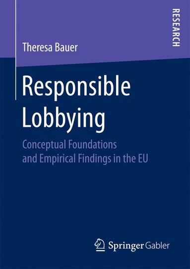 bokomslag Responsible Lobbying