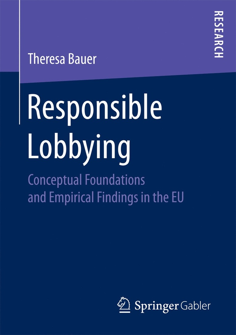 Theresa Bauer - Responsible Lobbying, Häftad