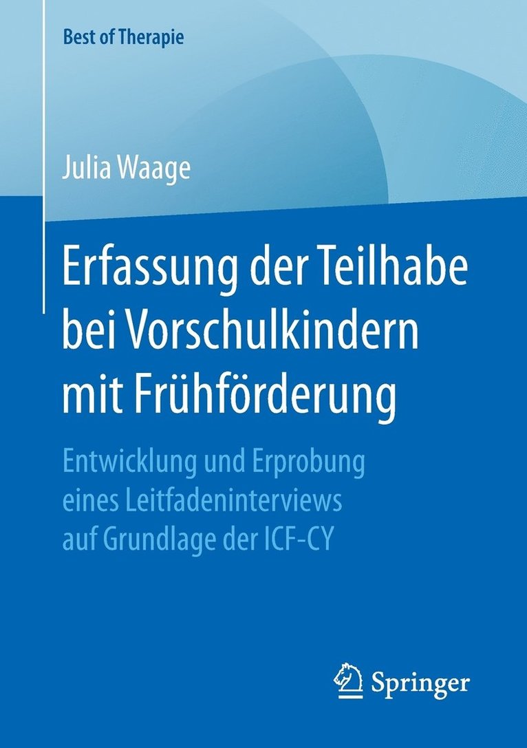 Erfassung der Teilhabe bei Vorschulkindern mit Frhfrderung 1