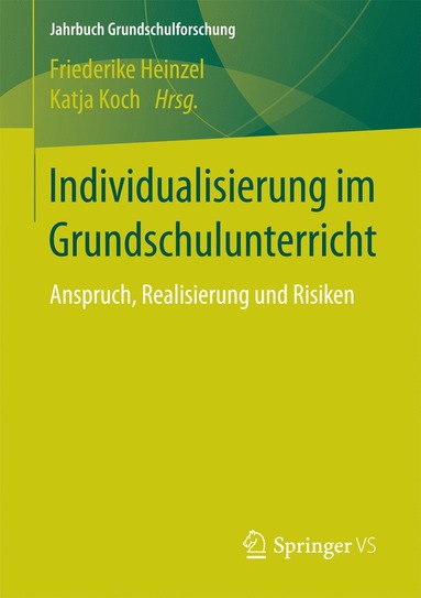 bokomslag Individualisierung im Grundschulunterricht