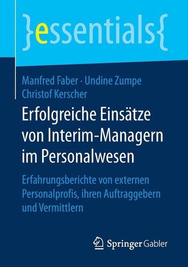 bokomslag Erfolgreiche Einstze von Interim-Managern im Personalwesen