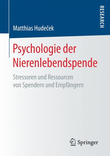 bokomslag Psychologie der Nierenlebendspende