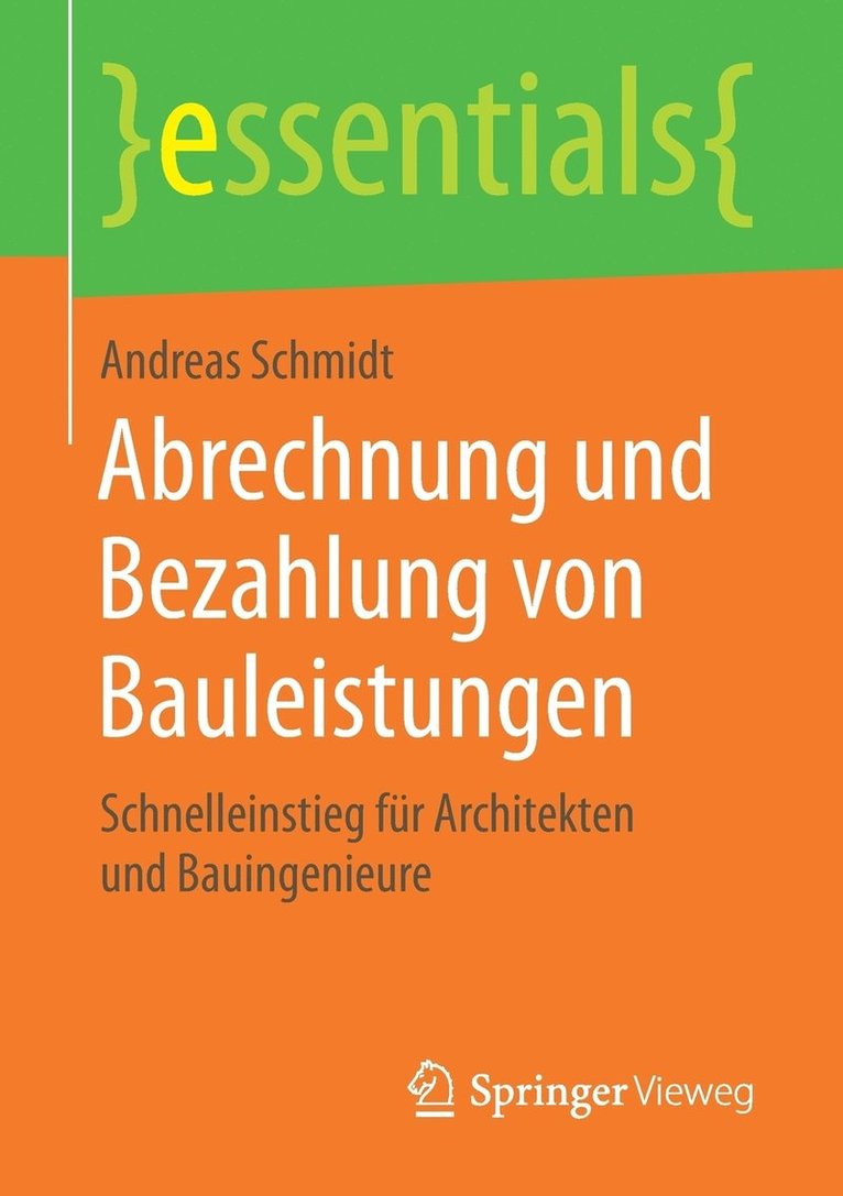 Abrechnung und Bezahlung von Bauleistungen 1