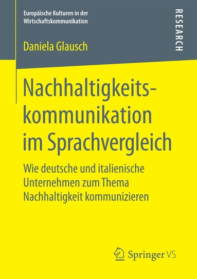 bokomslag Nachhaltigkeitskommunikation im Sprachvergleich