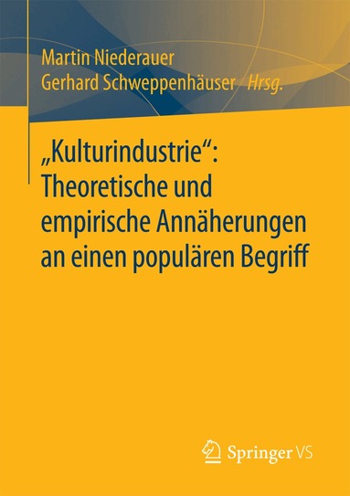 Martin Niederauer, Gerhard Schweppenhäuser - „Kulturindustrie“: Theoretische und empirische Annäherungen an einen populären Begriff, Häftad