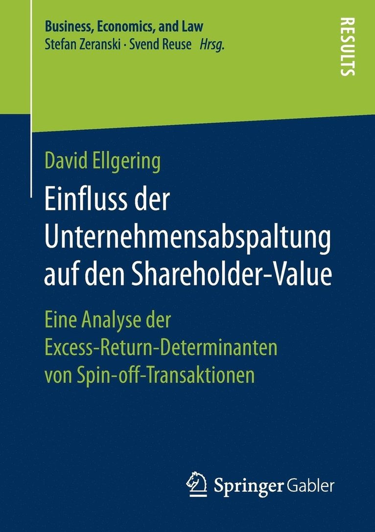 Einfluss der Unternehmensabspaltung auf den Shareholder-Value 1