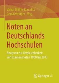bokomslag Noten an Deutschlands Hochschulen