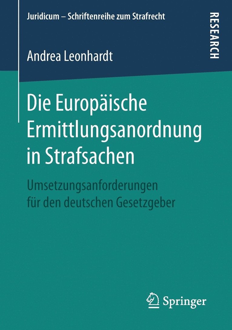 Die Europische Ermittlungsanordnung in Strafsachen 1