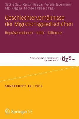 Geschlechterverhltnisse der Migrationsgesellschaften 1
