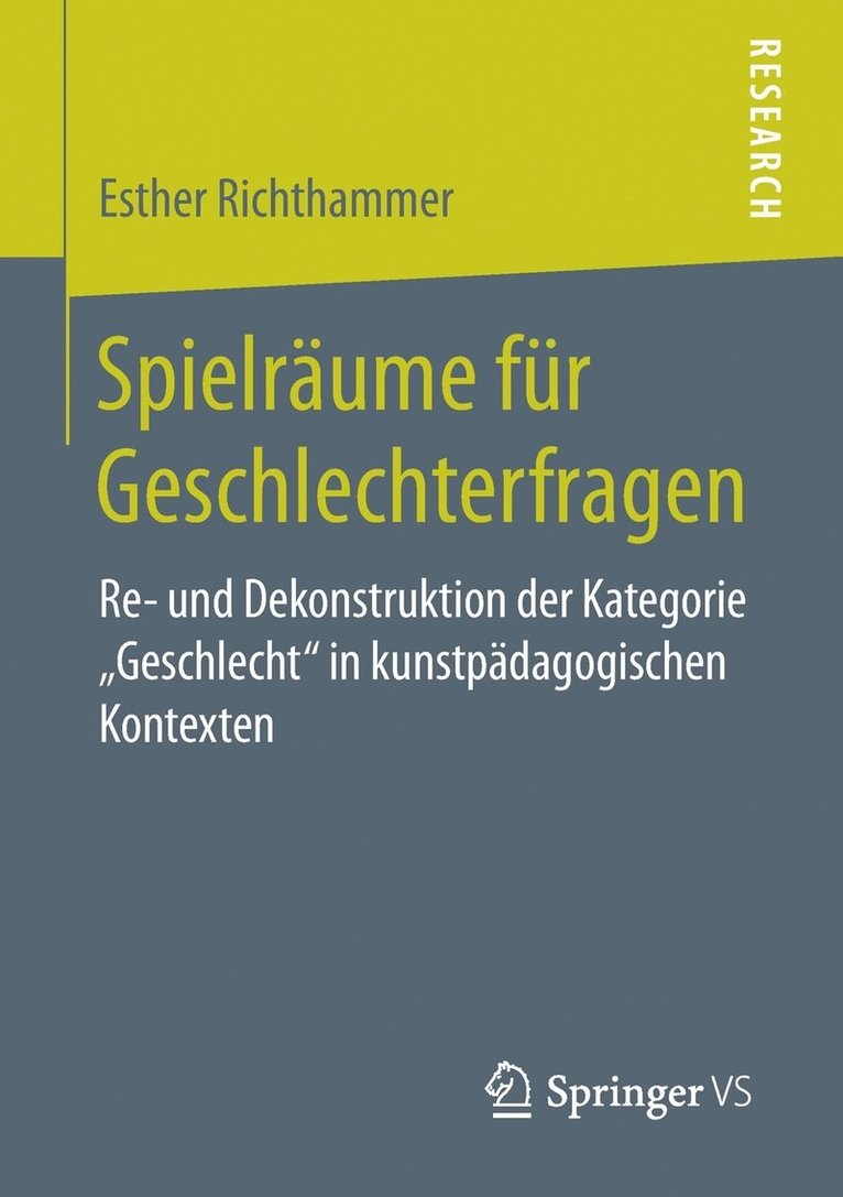Spielräume für Geschlechterfragen 1