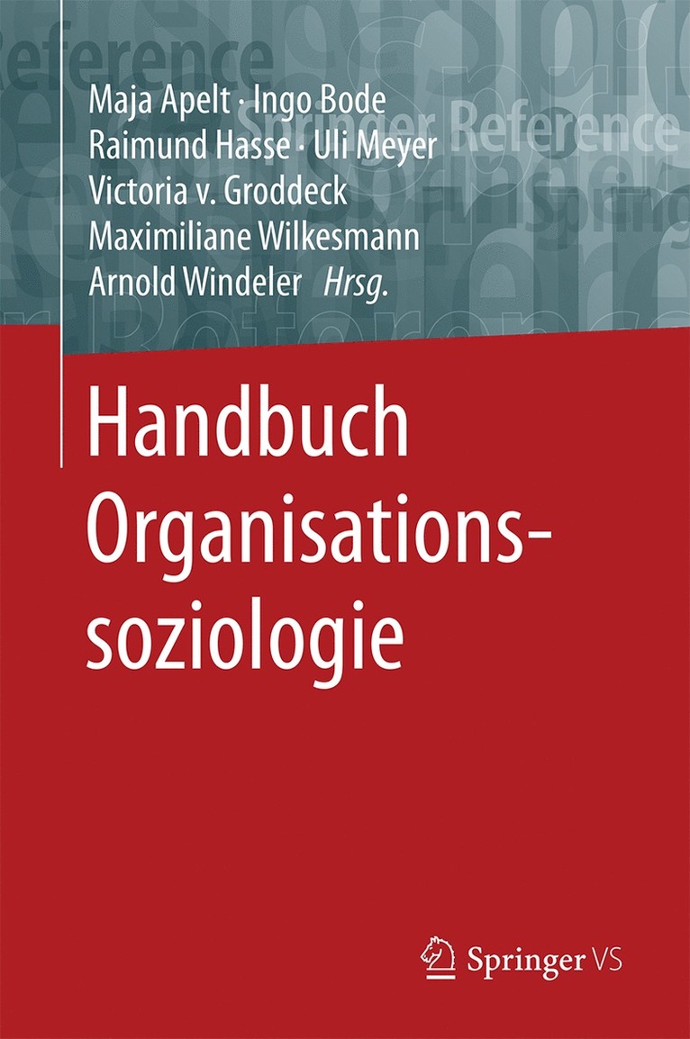 Handbuch Organisationssoziologie 1