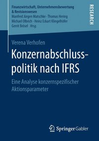 bokomslag Konzernabschlusspolitik nach IFRS