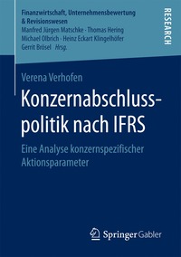 bokomslag Konzernabschlusspolitik nach IFRS