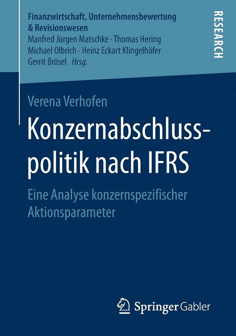 Konzernabschlusspolitik nach IFRS 1