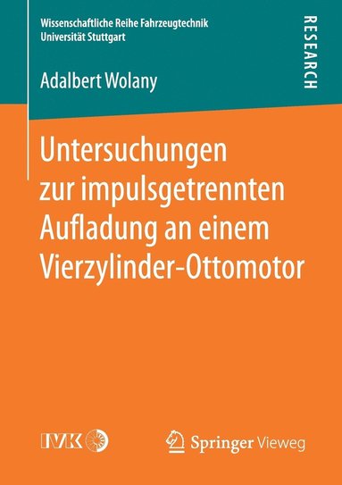 bokomslag Untersuchungen zur impulsgetrennten Auadung an einem Vierzylinder-Ottomotor