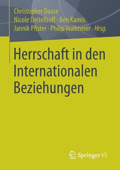 bokomslag Herrschaft in den Internationalen Beziehungen