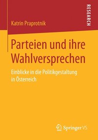 bokomslag Parteien und ihre Wahlversprechen