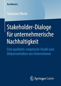 bokomslag Stakeholder-Dialoge fr unternehmerische Nachhaltigkeit