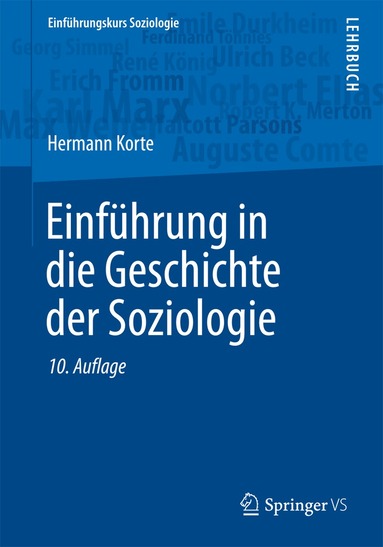 Hermann Korte - Einführung in die Geschichte der Soziologie, Häftad