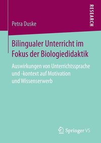 bokomslag Bilingualer Unterricht im Fokus der Biologiedidaktik