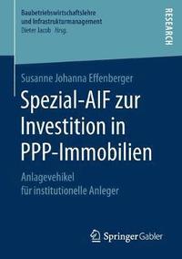 bokomslag Spezial-AIF zur Investition in PPP-Immobilien