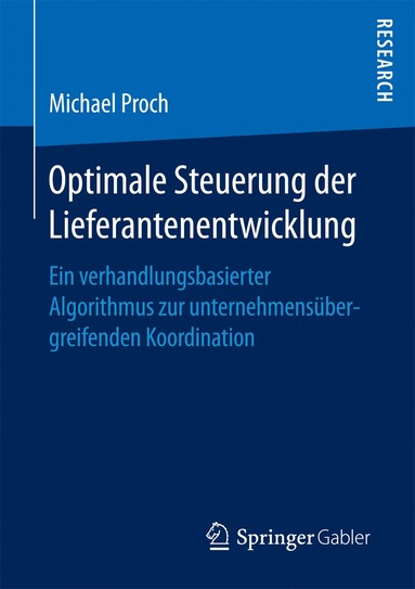 bokomslag Optimale Steuerung der Lieferantenentwicklung